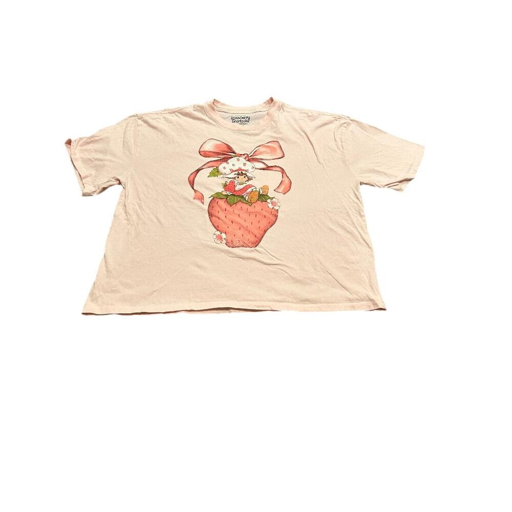 Strawberry Shortcake Women’s XL T-Shirt – Adorable Pink Graphic Tee - Picture 2 of 4